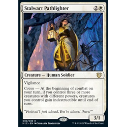 Magic löskort: Commander: Innistrad: Midnight Hunt: Stalwart Pathlighter