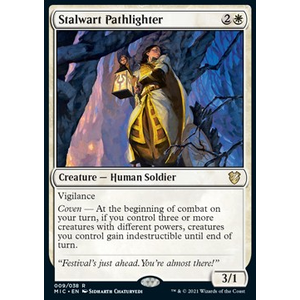 Magic löskort: Commander: Innistrad: Midnight Hunt: Stalwart Pathlighter