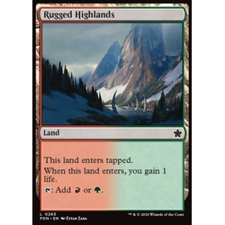 Magic löskort: Magic: The Gathering Foundations: Rugged Highlands