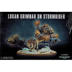 Space Wolves Logan Grimnar on Stormrider