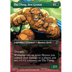 Magic löskort: Marvel Super Heroes: The Thing, Ben Grimm (alternative art)