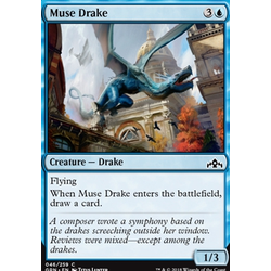 Magic löskort: Guilds of Ravnica: Muse Drake