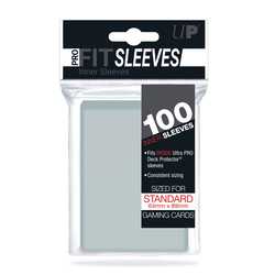 Card Sleeves Pro-Fit Standard Clear 64x89mm (100) (Ultra Pro)
