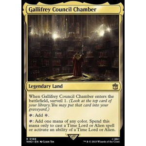 Magic löskort: Universes Beyond: Doctor Who: Gallifrey Council Chamber