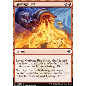 Magic löskort: Conspiracy: Take the Crown: Garbage Fire