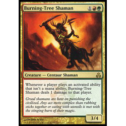 Magic löskort: Guildpact: Burning-Tree Shaman