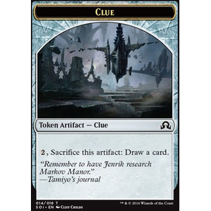 Magic löskort: Shadows over Innistrad: Clue Token