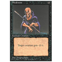 Magic löskort: 4th Edition: Weakness