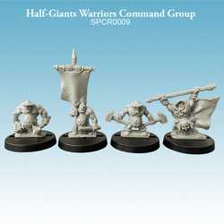 Half-Giant Warriors Command Group (4)