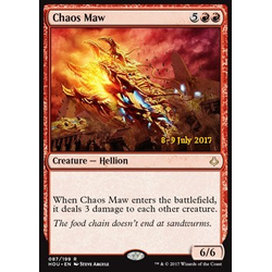 Magic löskort: Hour of Devastation: Chaos Maw (Prerelease Foil)