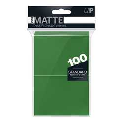 Card Sleeves Deck Protector Pro-Matte Standard Green (100) (Ultra Pro)