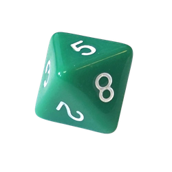 Opaque: Green/White (D8)
