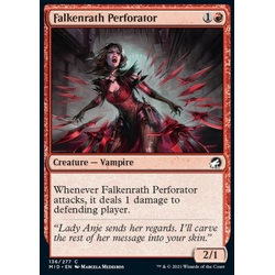 Magic löskort: Innistrad: Midnight Hunt: Falkenrath Perforator (Foil)