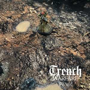 PWork Wargames Mat: Trench Warfare 44x60" (~112x153cm) (Neoprene)