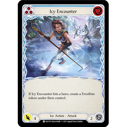 FaB Löskort: Tales of Aria 1st Edition: Icy Encounter (Blue)