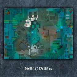 PWork Wargames Mat: Operation Delta 44x60" (~112x153cm) (Neoprene)