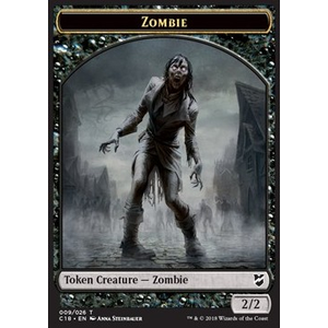 Magic löskort: Commander 2018: Manifest Token // Zombie Token (B 2/2)