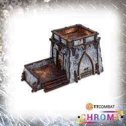 Chroma Terrain: Platform Bunker (Pre-Coloured MDF)