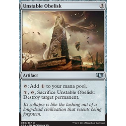 Magic löskort: Commander 2014: Unstable Obelisk