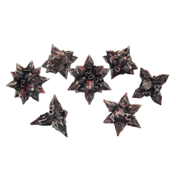 Metal RPG Dice Set - Brutal Bane (7)