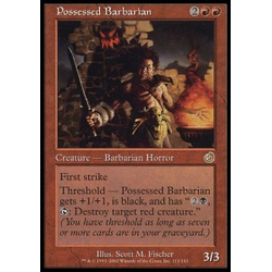 Magic löskort: Torment: Possessed Barbarian
