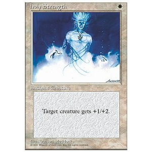 Magic löskort: 4th Edition: Holy Strength