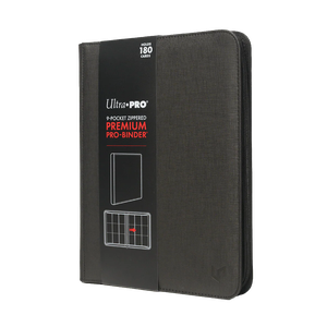 Ultra Pro Premium 9-Pocket Zippered PRO-Binder Black