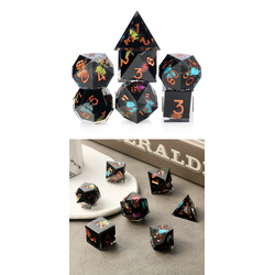 Sharp Edge Dice Set - Butterfly (7)