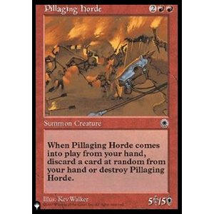 Magic löskort: The List: Pillaging Horde