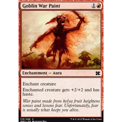 Magic löskort: Modern Masters 2015: Goblin War Paint (foil)
