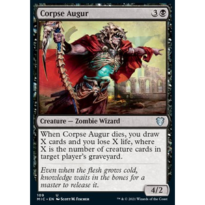 Magic löskort: Commander: Innistrad: Midnight Hunt: Corpse Augur