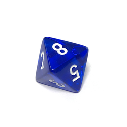 Chessex: Blue/White D8 (1 st)