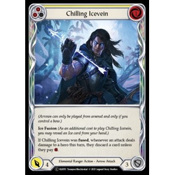 FaB Löskort: Tales of Aria Unlimited: Chilling Icevein (Yellow) (Rainbow Foil)