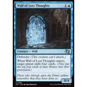 Magic löskort: Magic: Foundations Jumpstart: Wall of Lost Thoughts