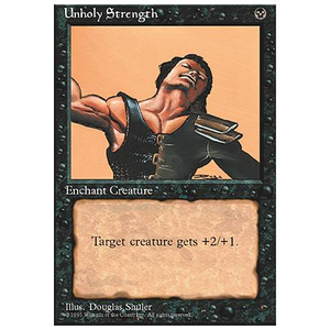 Magic löskort: 4th Edition: Unholy Strength