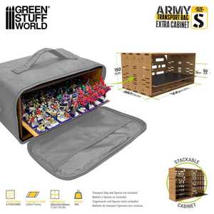 Green Stuff World: Army Transport Bag - Extra Cabinet (S)