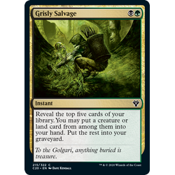 Magic löskort: Commander 2020: Grisly Salvage