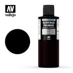 Vallejo Surface Primer: Black (200 ml.)
