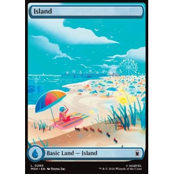 Magic löskort: Marvel Super Heroes: Island (V.2) (Foil)