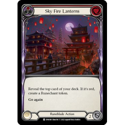 FaB Löskort: Dynasty: Sky Fire Lanterns (Red) (Rainbow Foil)