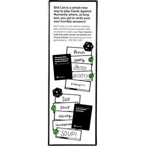Cards Against Humanity: Shit List