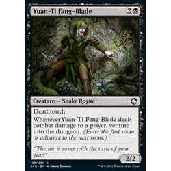 Magic löskort: Adventures in the Forgotten Realms: Yuan-Ti Fang-Blade (Foil)