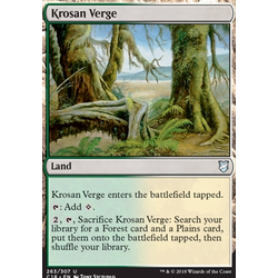 Magic löskort: Commander 2018: Krosan Verge