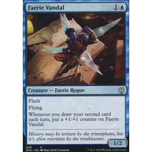 Magic löskort: Zendikar Rising Commander Decks: Faerie Vandal