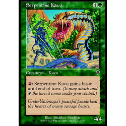Magic löskort: Invasion: Serpentine Kavu