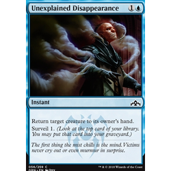 Magic löskort: Guilds of Ravnica: Unexplained Disappearance