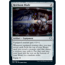 Magic löskort: Commander 2020: Heirloom Blade