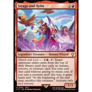 Magic löskort: Magic: The Gathering - FINAL FANTASY: Commander: Strago and Relm
