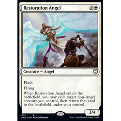 Magic löskort: Kaldheim Commander: Restoration Angel