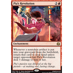 Magic löskort: Aether Revolt Pia's Revolution